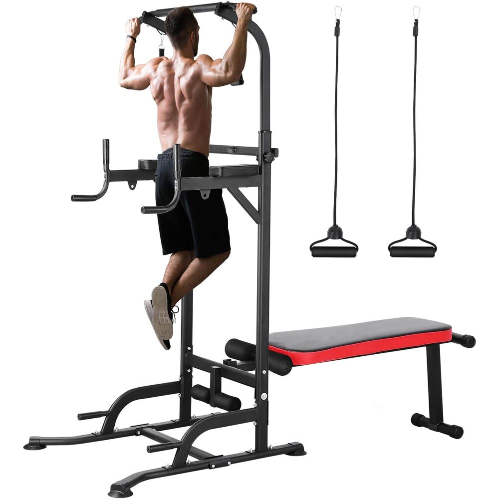 Home Bar And Gym - Adjustable Multi-Function Home Gym Tower with