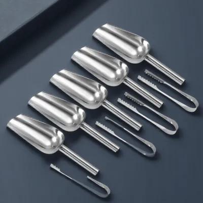 Home Bar Set - 5Pcs Stainless Steel Ice Scoop and