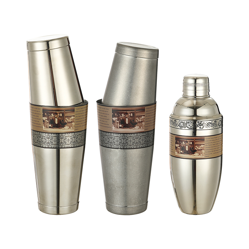 Speed Pourer Cap - Vintage Etched Chaplin Bar Cocktail Shaker