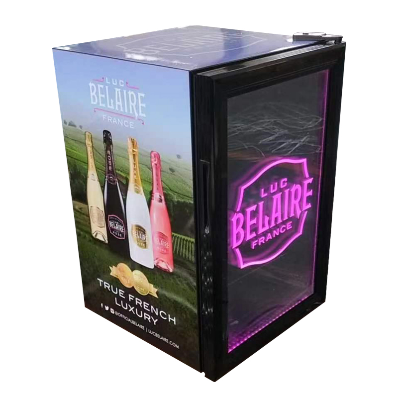 Home Bar And Fridge - 53 Liter Glass Door Mini Bar