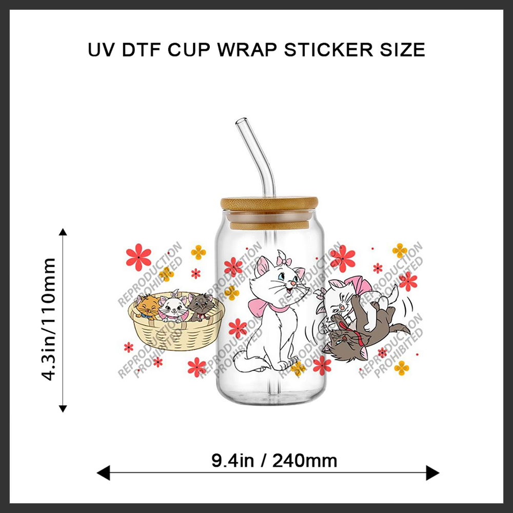 Retro Cartoon Cat Tumbler Glas - Old Fashioned Glass recension och pris