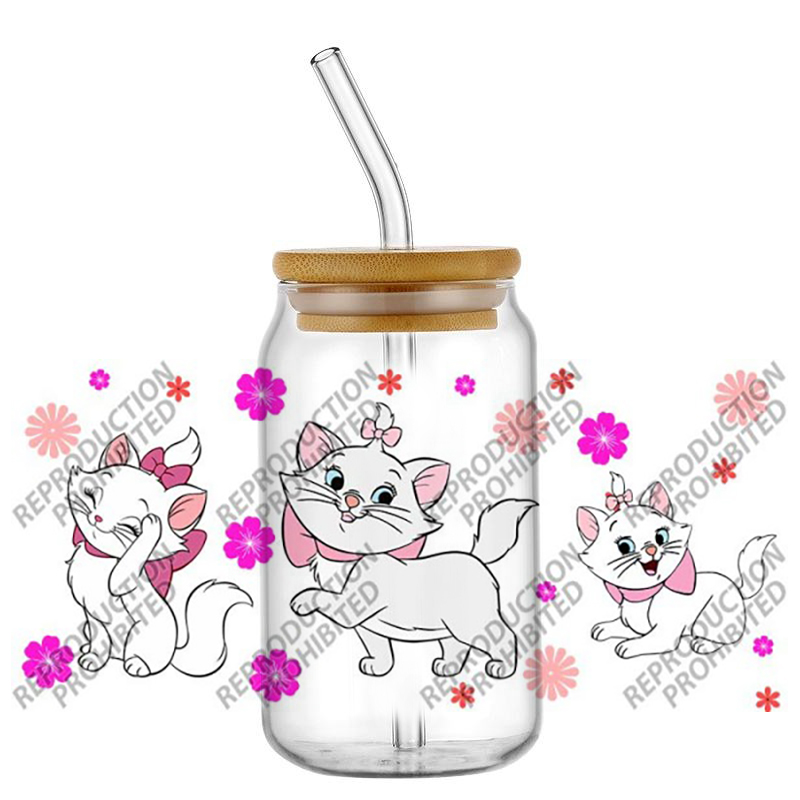Retro Cartoon Cat Tumbler Glas - Old Fashioned Glass recension och pris