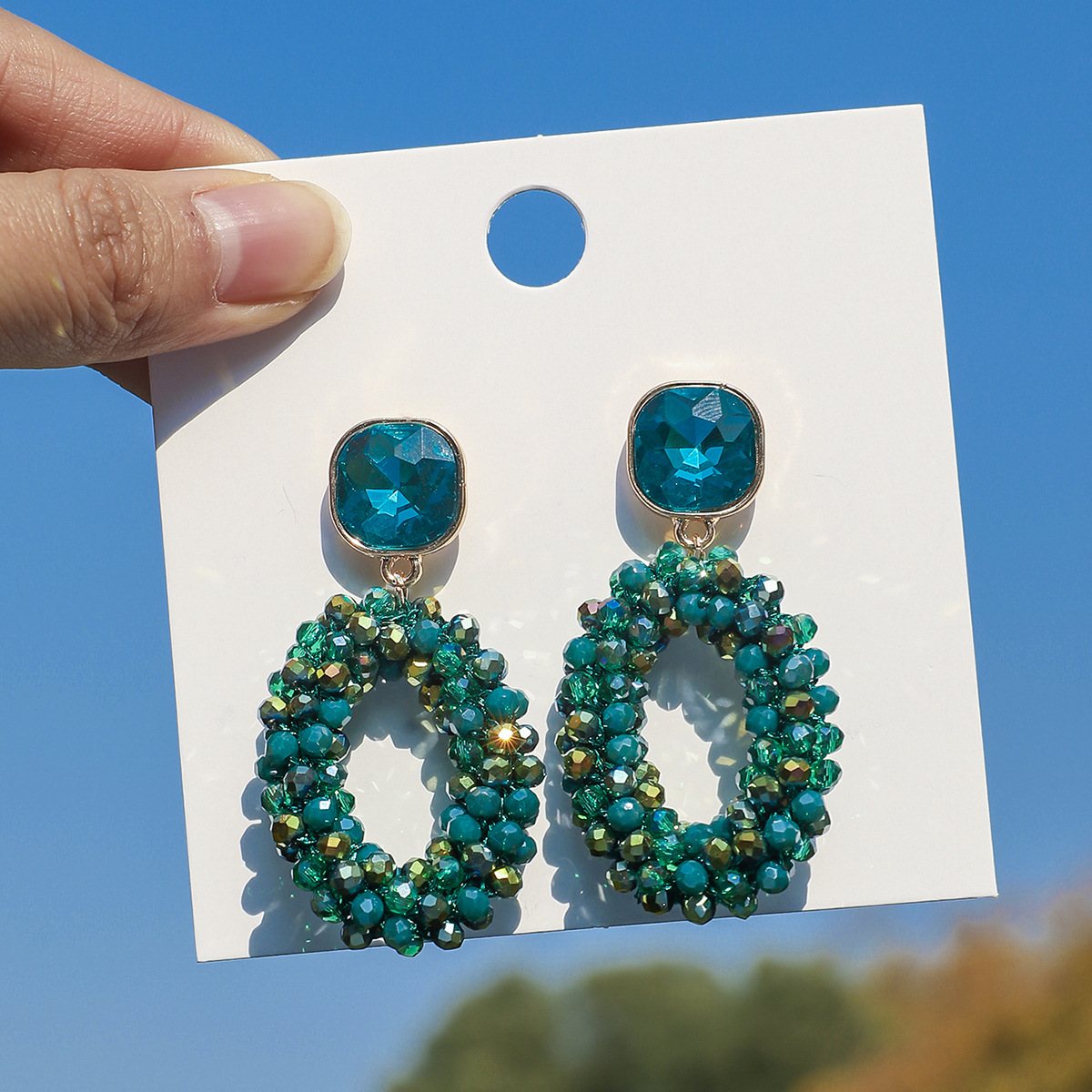 ZGMXR Rice bead earrings Circl - Old Fashioned Glass recension och pris