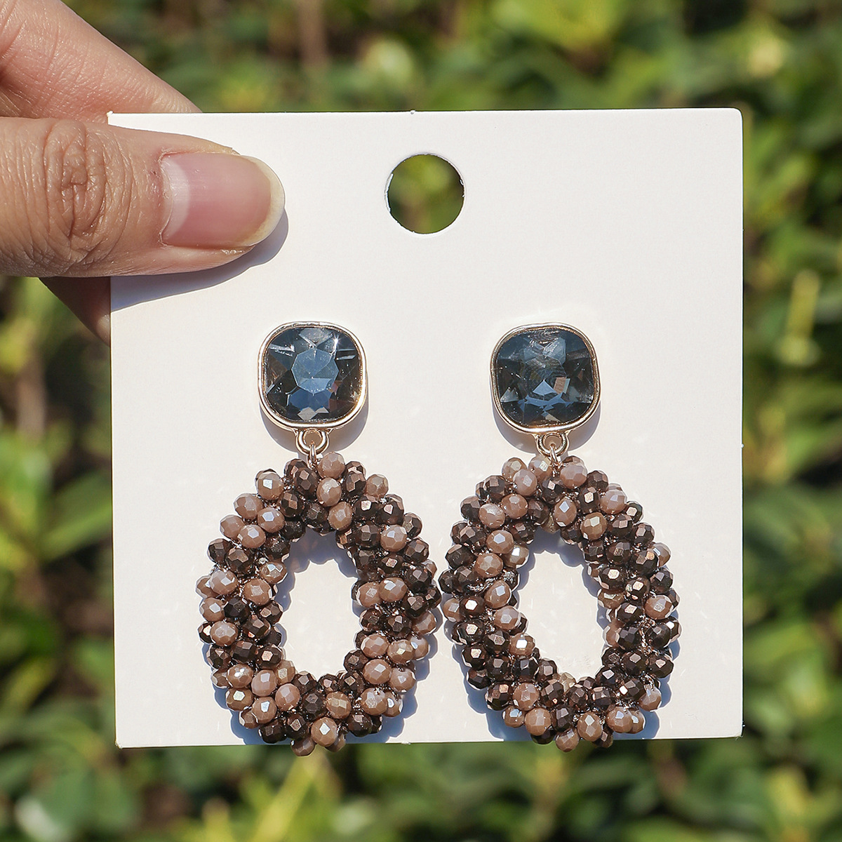 ZGMXR Rice bead earrings Circl - Old Fashioned Glass recension och pris