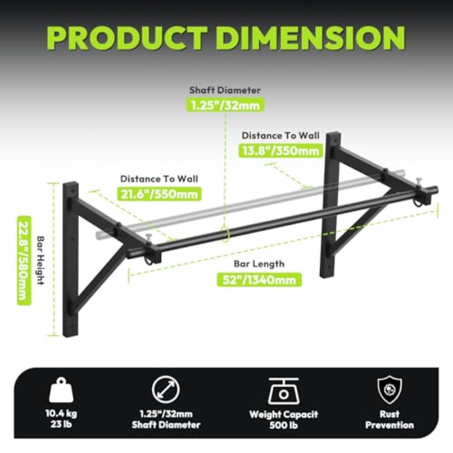 Doorway and wall-mounted pull- - Home Bar And Gym recension och pris