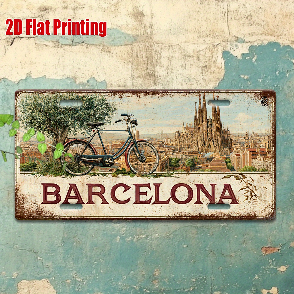 2D Flat, 1 Piece Vintage Metal - Home Barcelona recension och pris