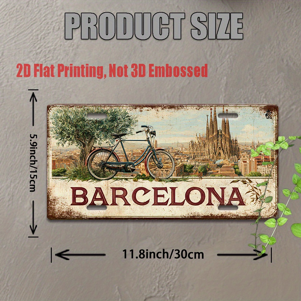 2D Flat, 1 Piece Vintage Metal - Home Barcelona recension och pris