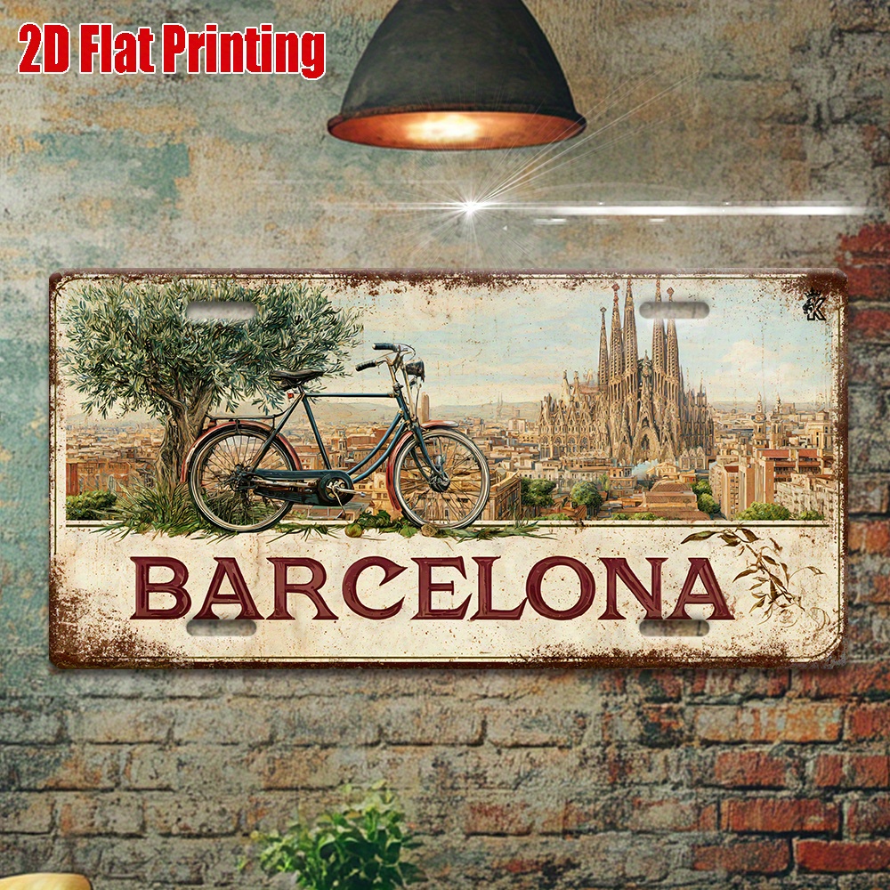 2D Flat, 1 Piece Vintage Metal - Home Barcelona recension och pris
