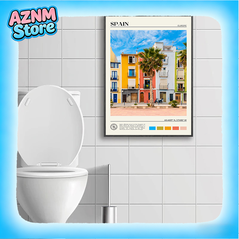 Spain Travel Scenery Poster Se - Home Barcelona recension och pris
