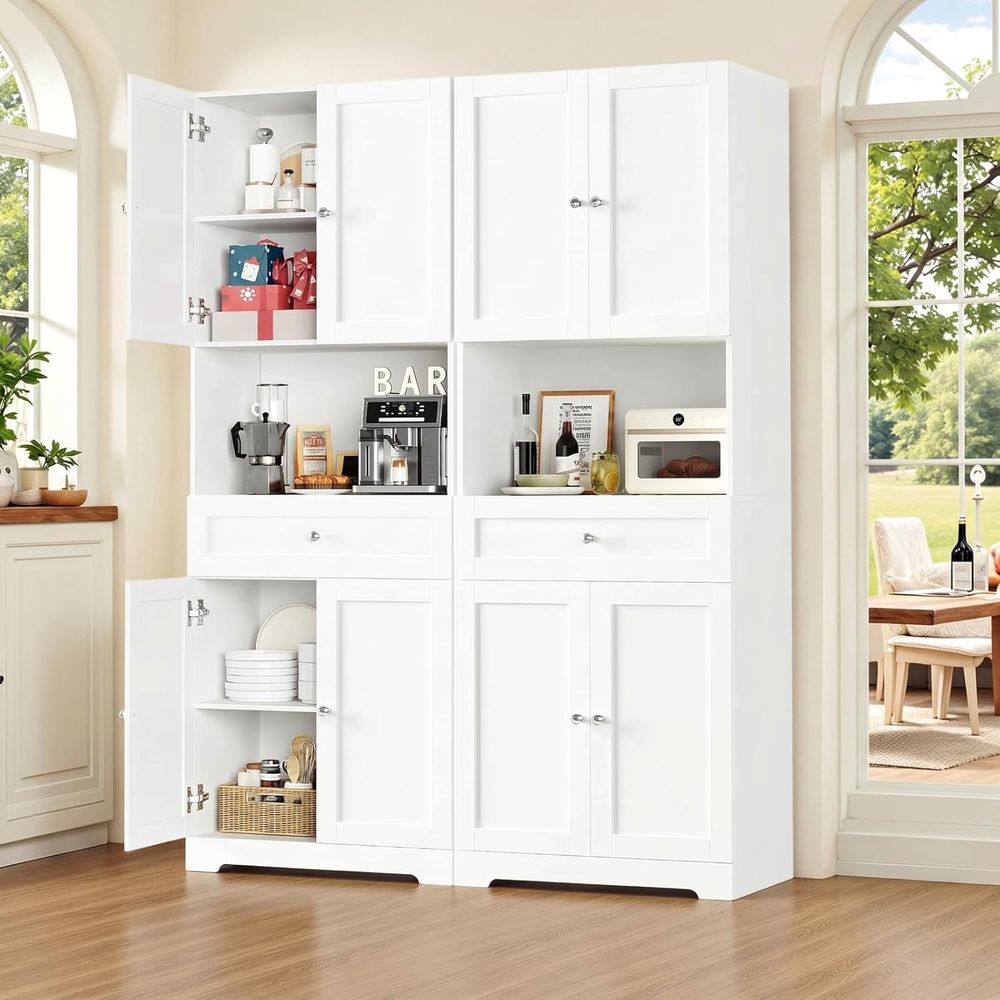 2-Piece Tall Kitchen Pantry Ca - Home Bar And Kitchen recension och pris