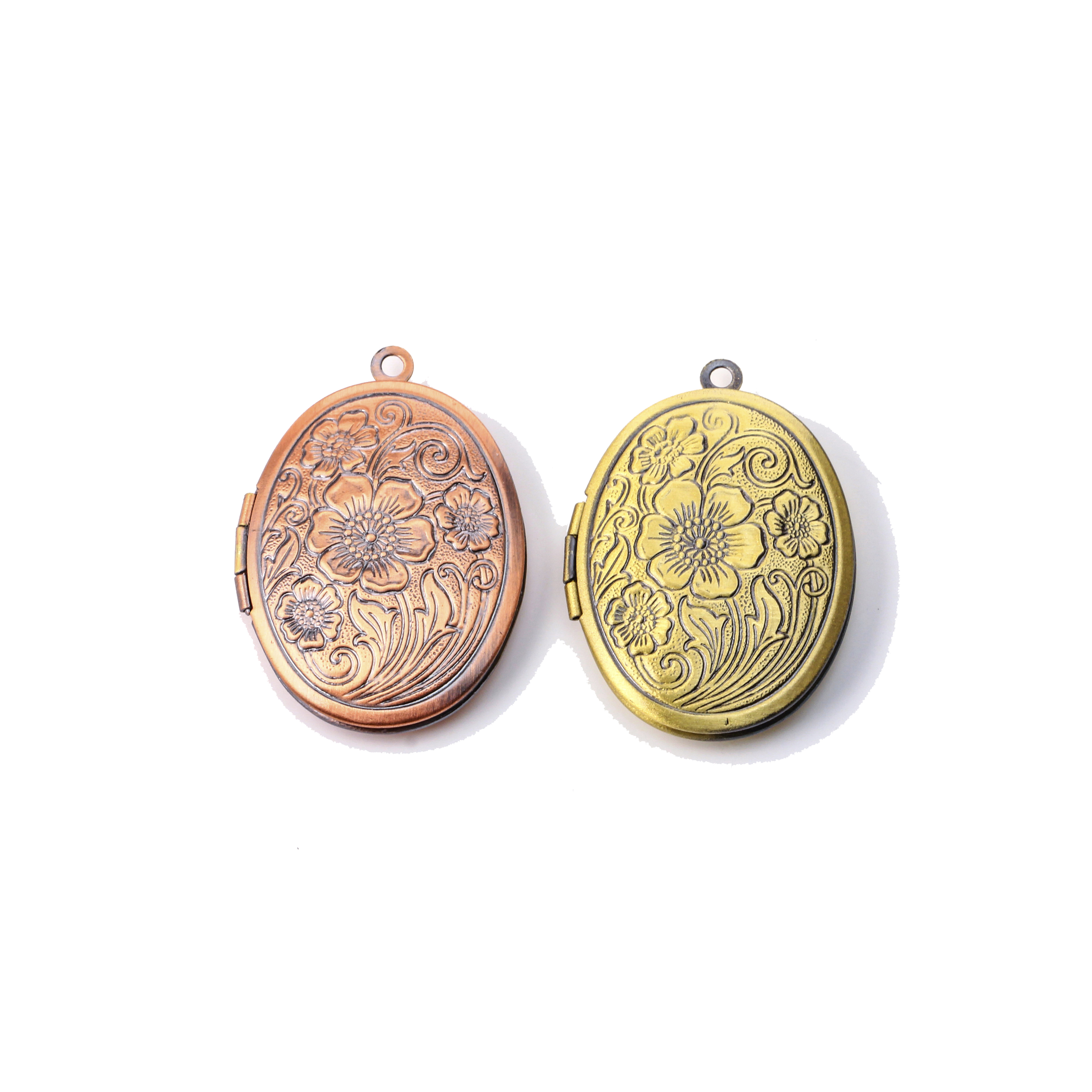 4pcs Flowers Photo Loclet Box  - Bar Cart Gold recension och pris