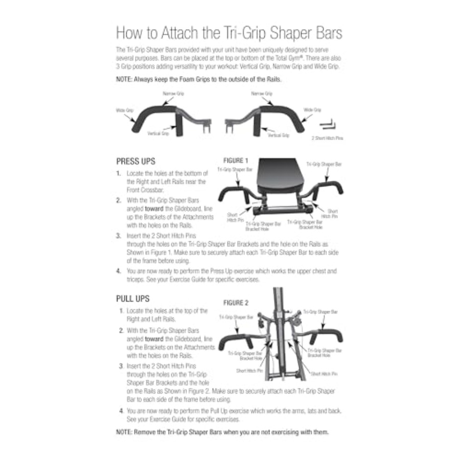 Tri-Grip Shaper Bars for home  - Home Bar And Gym recension och pris