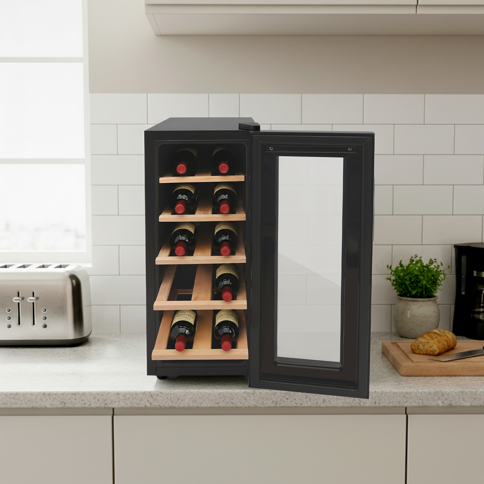 12 Bottle Wine Fridge, Freesta - Home Bar And Fridge recension och pris