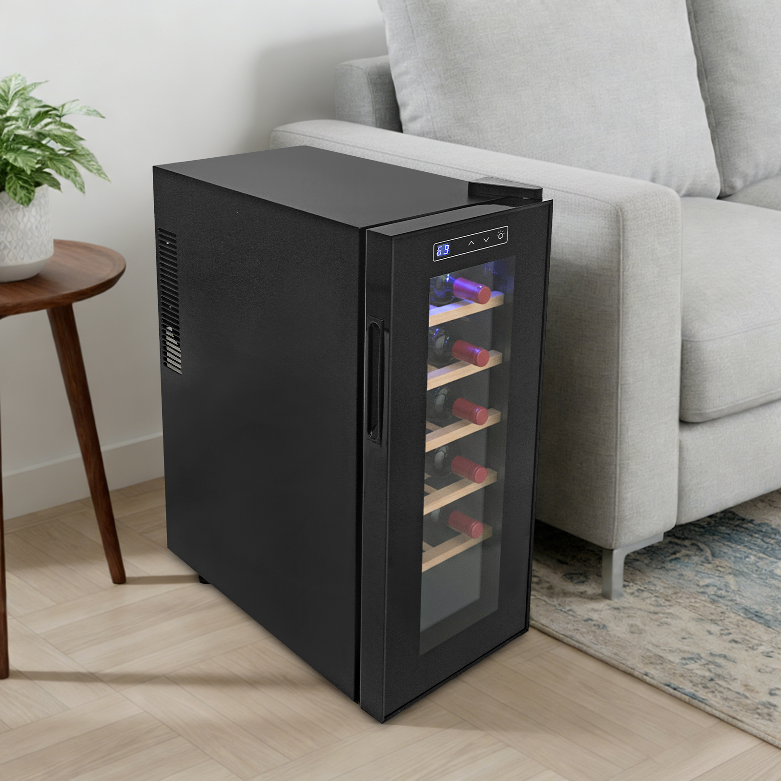 12 Bottle Wine Fridge, Freesta - Home Bar And Fridge recension och pris
