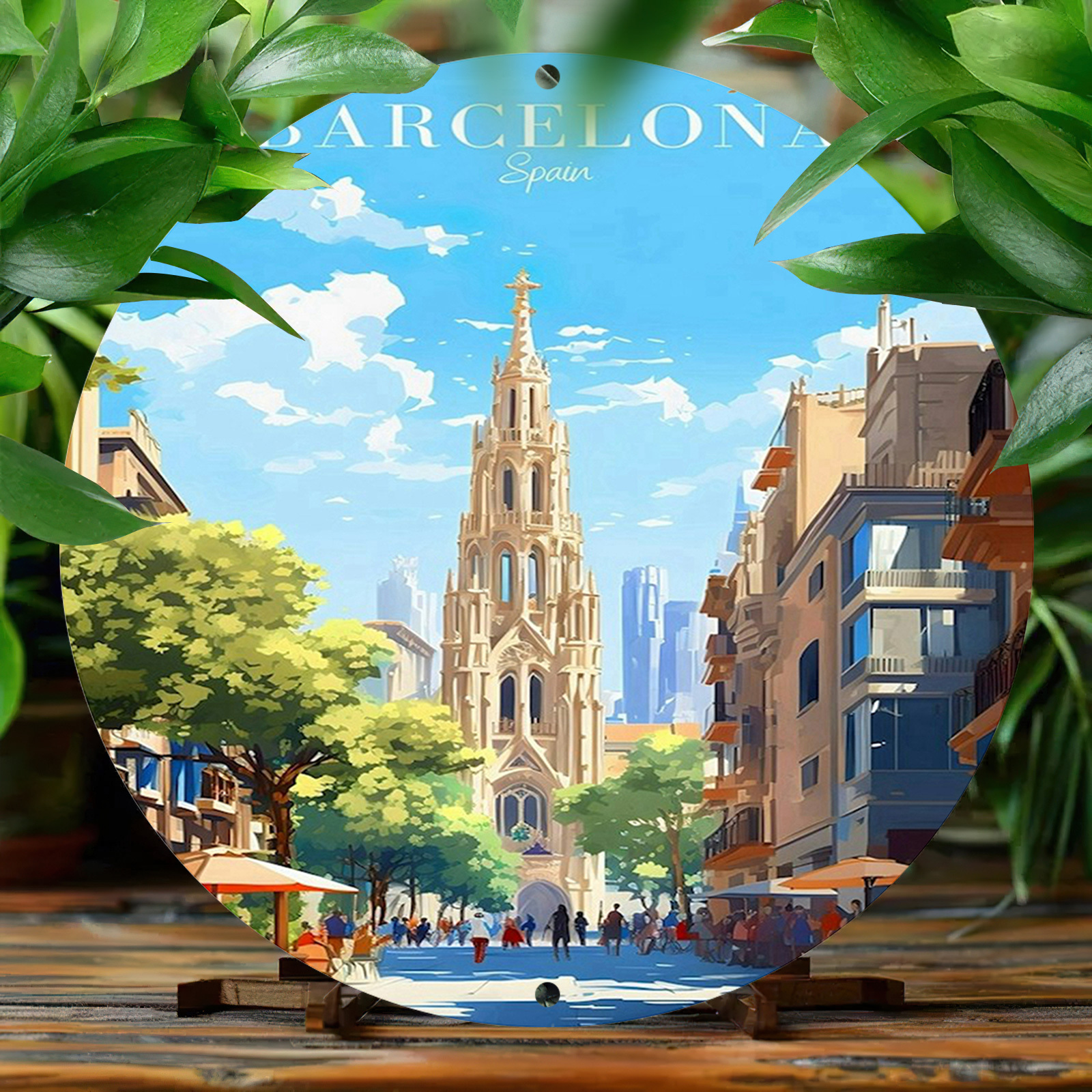 Barcelona Spain Scenic Illustr - Home Barcelona recension och pris