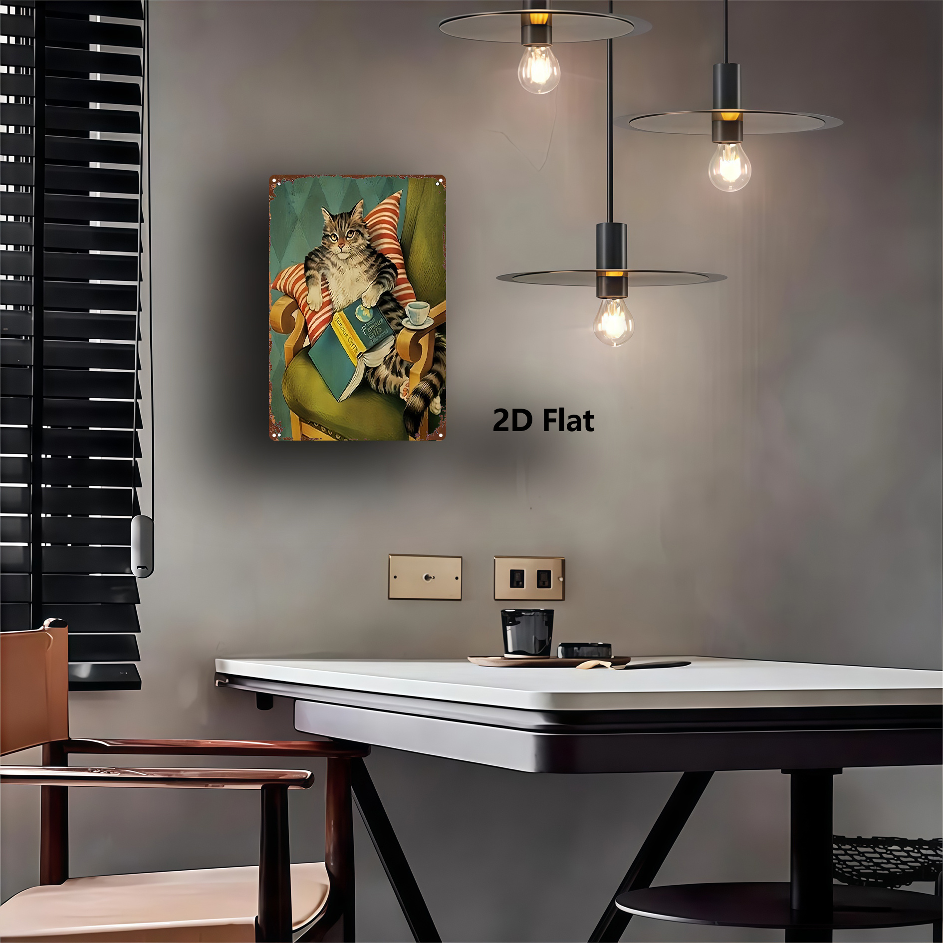2D Flat, 1pc, Metal Sign, Vint - Home Bar And Kitchen recension och pris