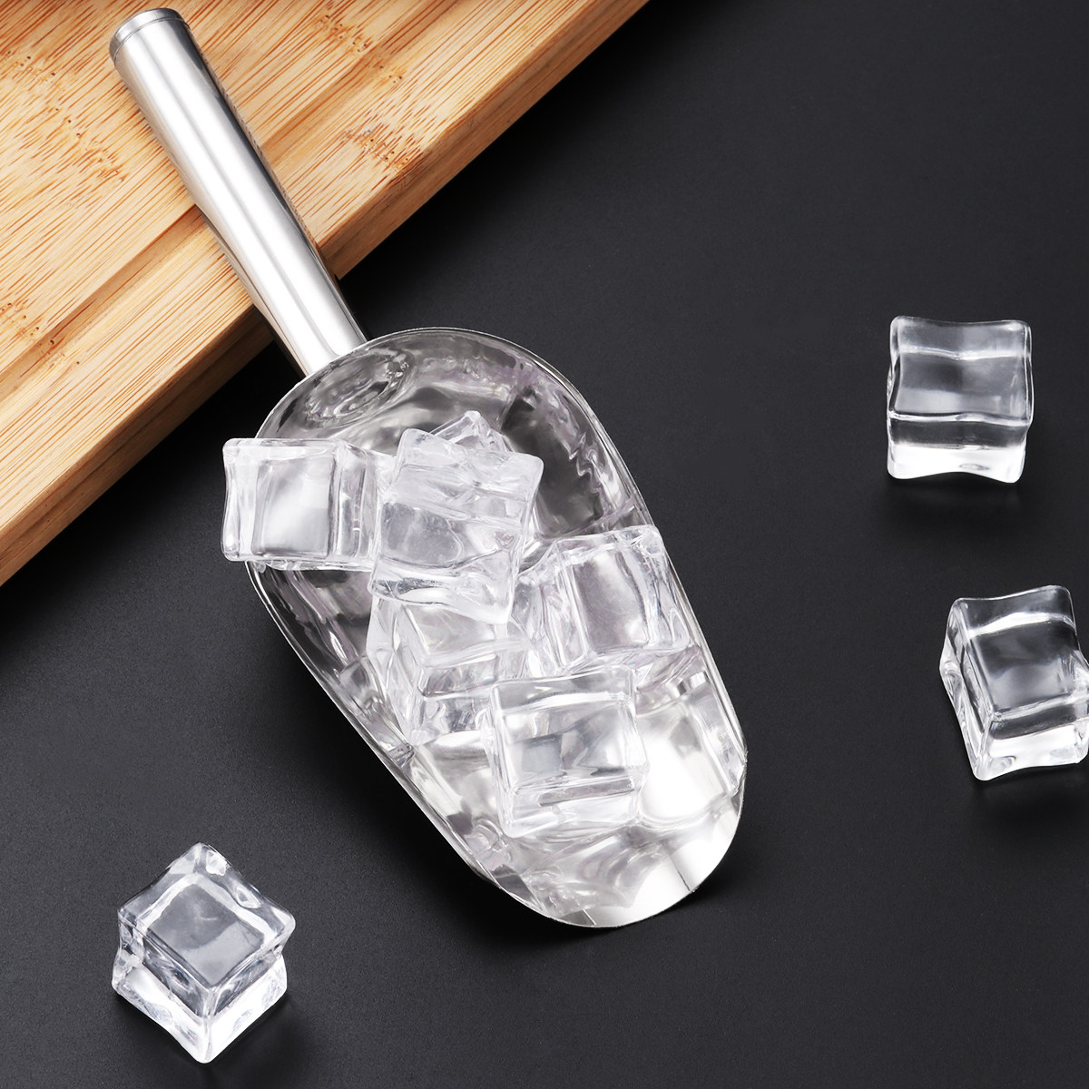 5Pcs Stainless Steel Ice Scoop - Home Bar Set recension och pris
