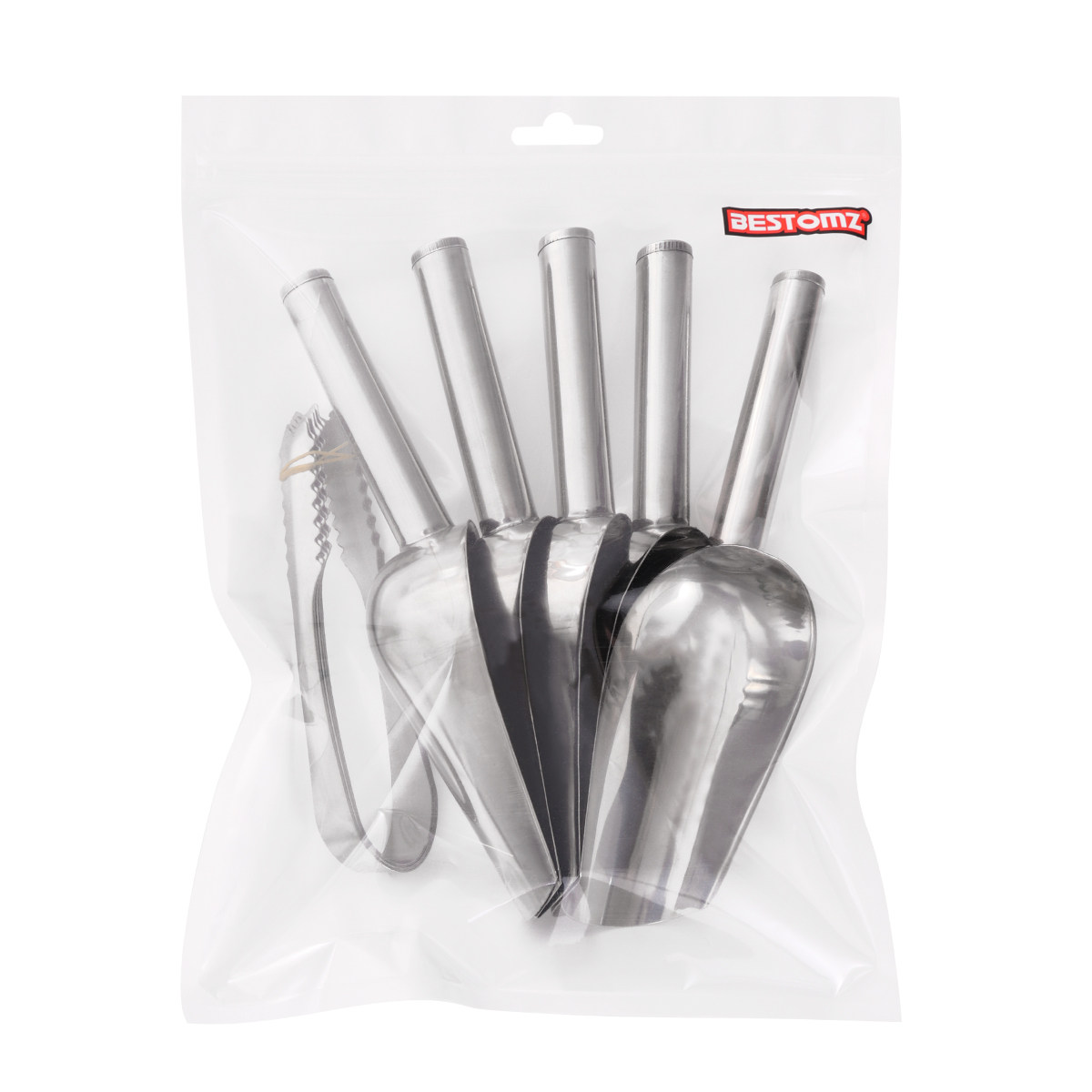 5Pcs Stainless Steel Ice Scoop - Home Bar Set recension och pris
