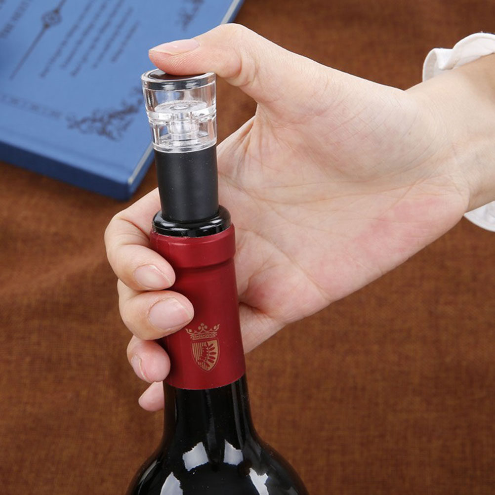 Vacuum Wine Stopper Acrylic Th - Wine Preservation Pump recension och pris