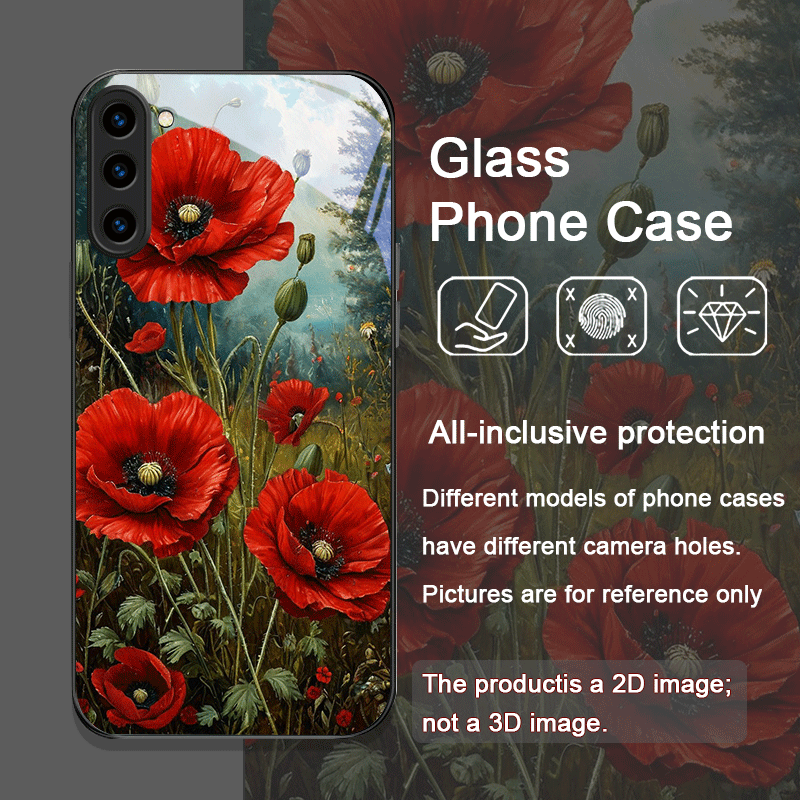 Retro Poppy Flower Bloom Hot R - Old Fashioned Glass recension och pris