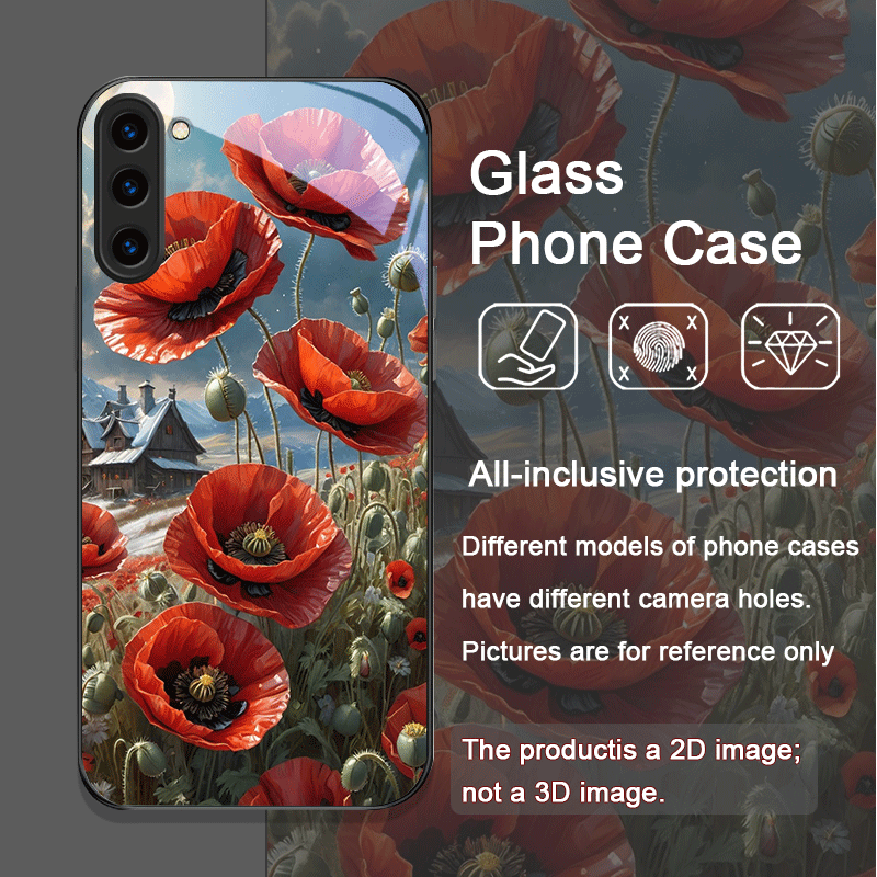 Retro Poppy Flower Bloom Hot R - Old Fashioned Glass recension och pris