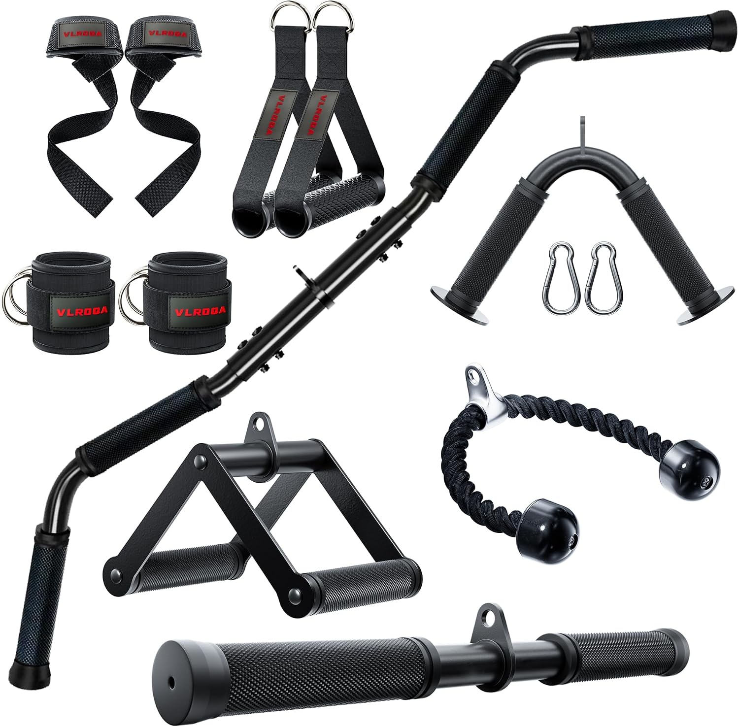 Home Gym Cable Attachments Set - Home Bar Set recension och pris
