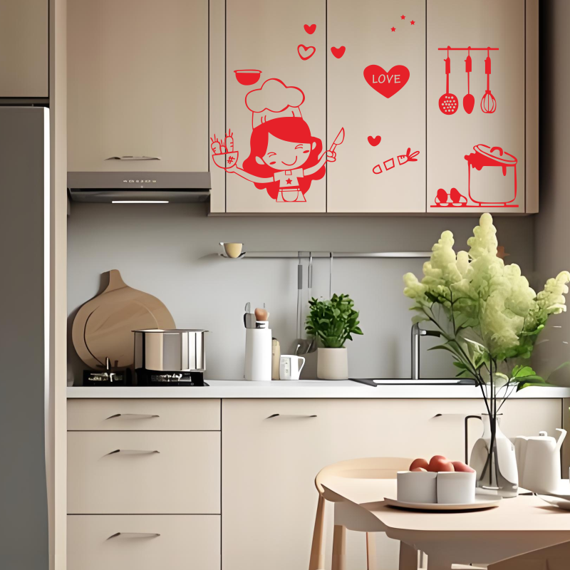 Happy Girl Chef Loves Cooking  - Home Bar And Fridge recension och pris