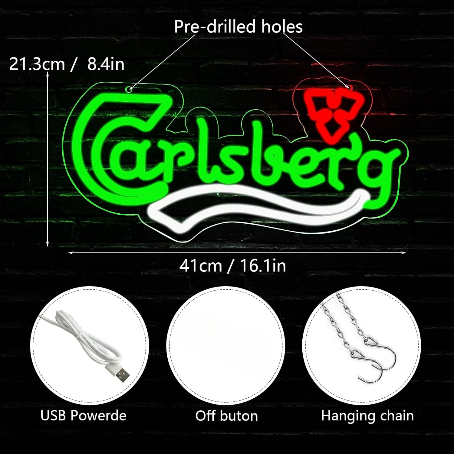 Beer Neon Sign Business USB Le - Home Bar And Kitchen recension och pris
