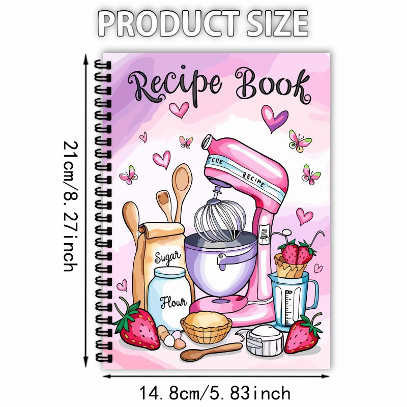Recipe Logbook 100 Sheets Empt - Cocktail Recipe Book recension och pris