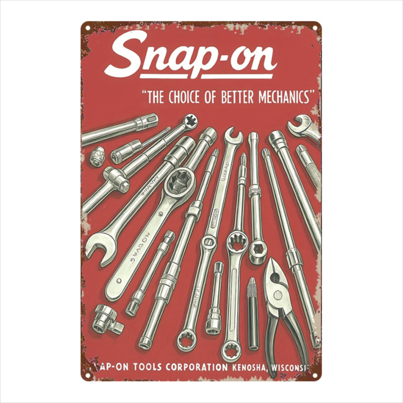 2D Flat, 1pc, Metal Sign, Snap - Home Bar Set recension och pris