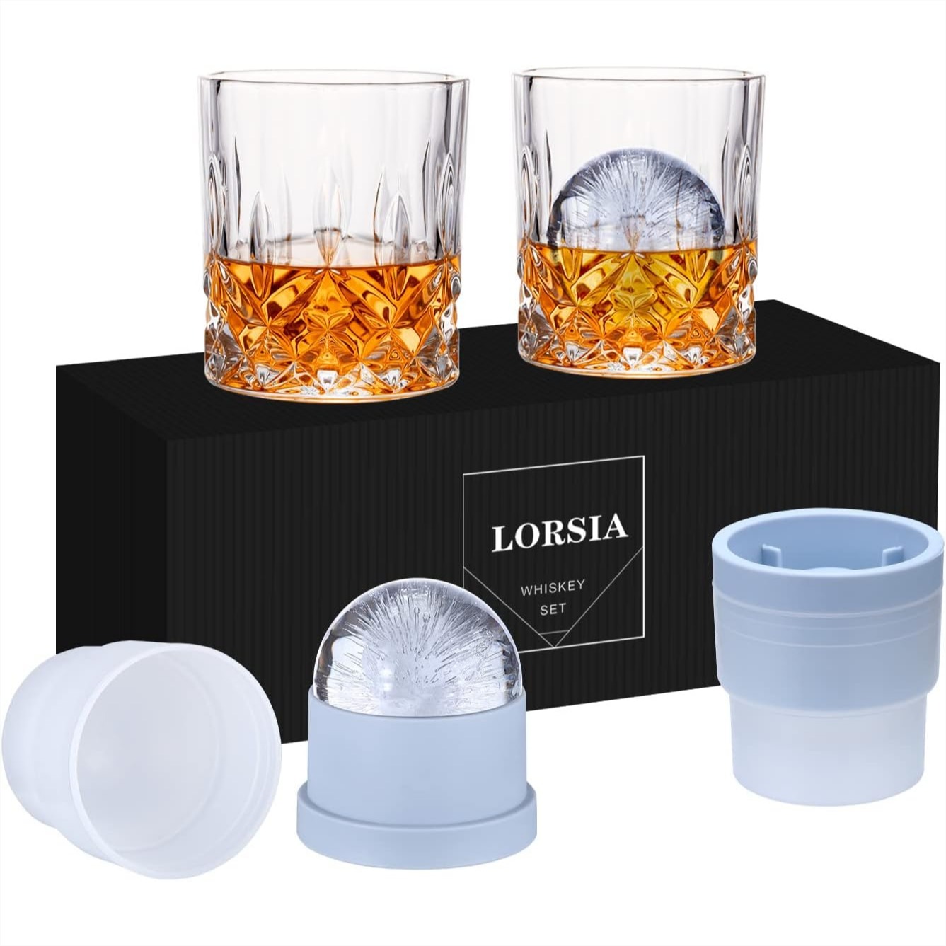 Whiskey Rocks Glass Set of 4 w - Old Fashioned Glass recension och pris