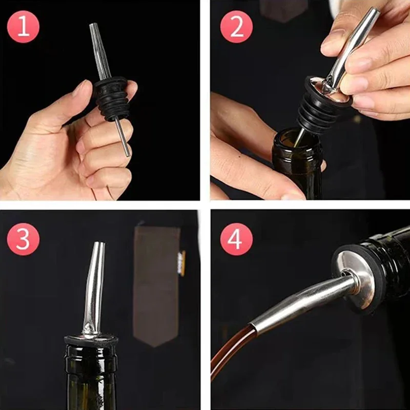 Stainless Steel Wine Pourer Ol - Speed Pourer Cap recension och pris