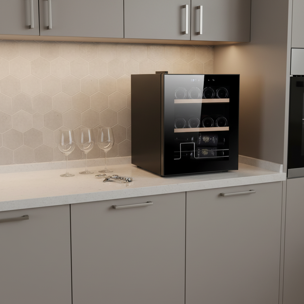 Mini bar Cooler Fridge Red Win - Home Bar And Fridge recension och pris