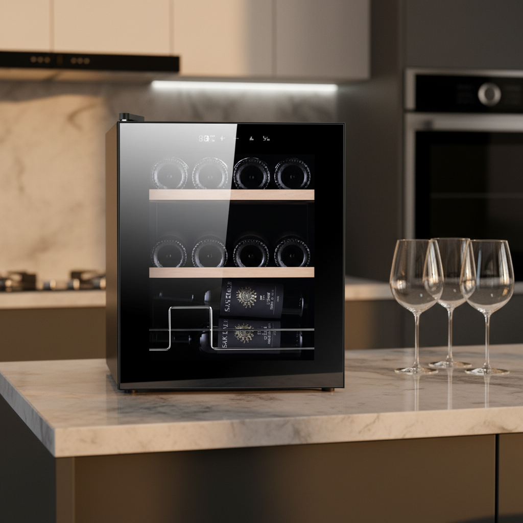 Mini bar Cooler Fridge Red Win - Home Bar And Fridge recension och pris