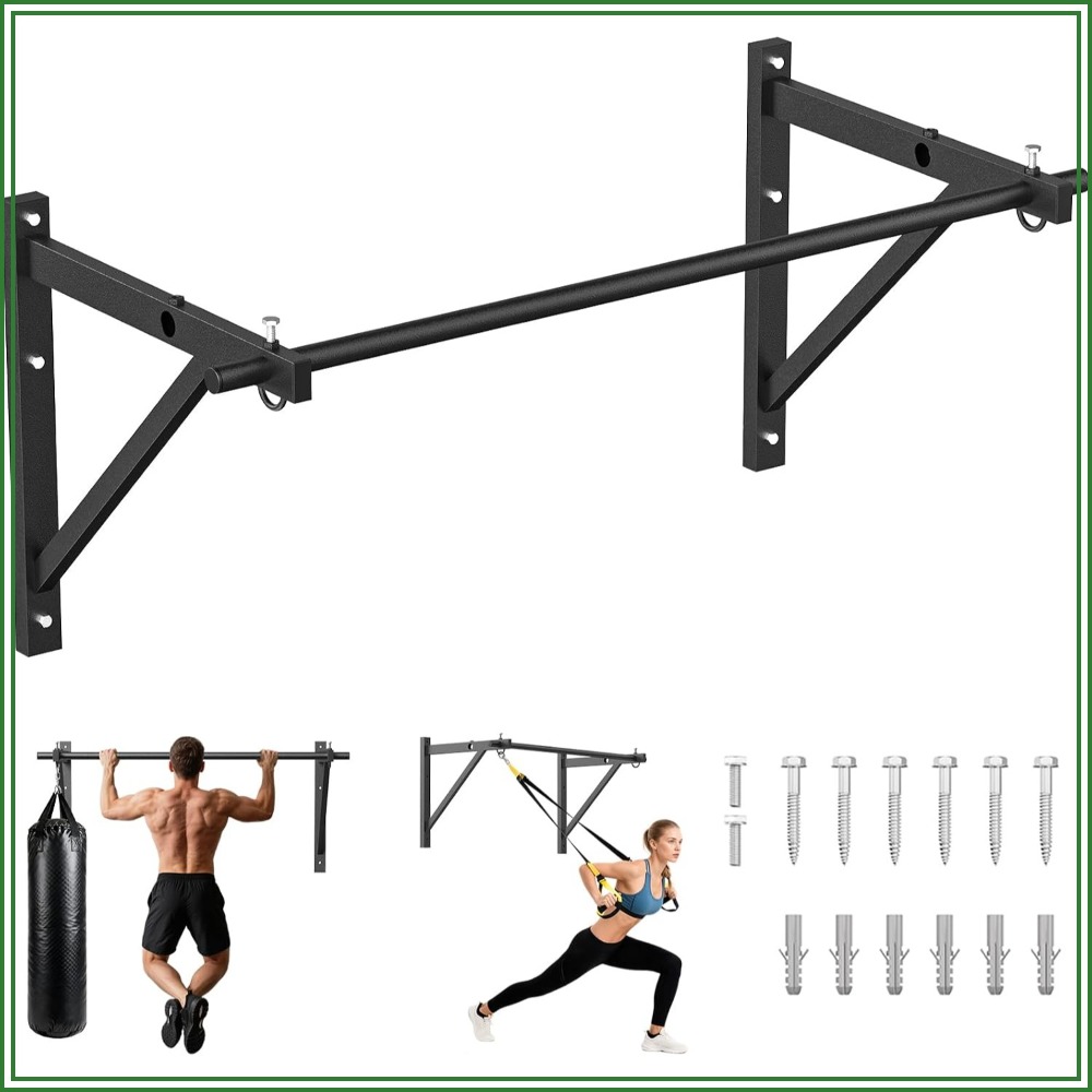 Wall Mounted Pull Up Bar, Chin - Home Bar And Gym recension och pris