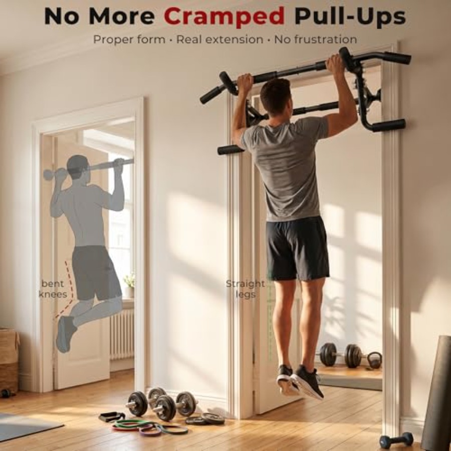 Home gym doorway pull up bar:  - Home Bar And Gym recension och pris