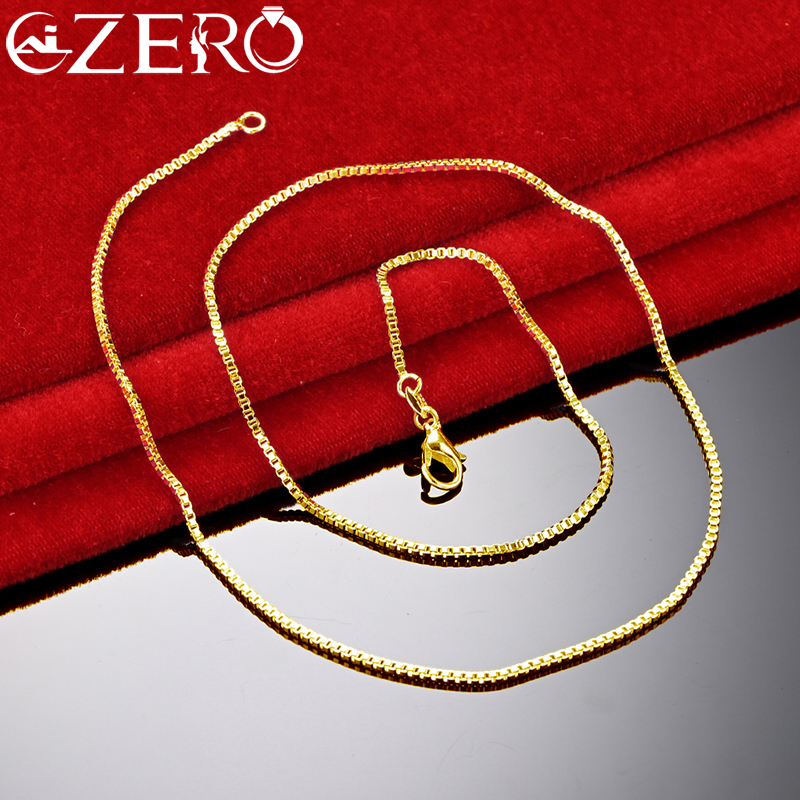 ALIZERO 18K Gold Necklaces 925 - Bar Cart Gold recension och pris
