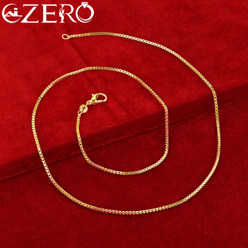 ALIZERO 18K Gold Necklaces 925 - Bar Cart Gold recension och pris