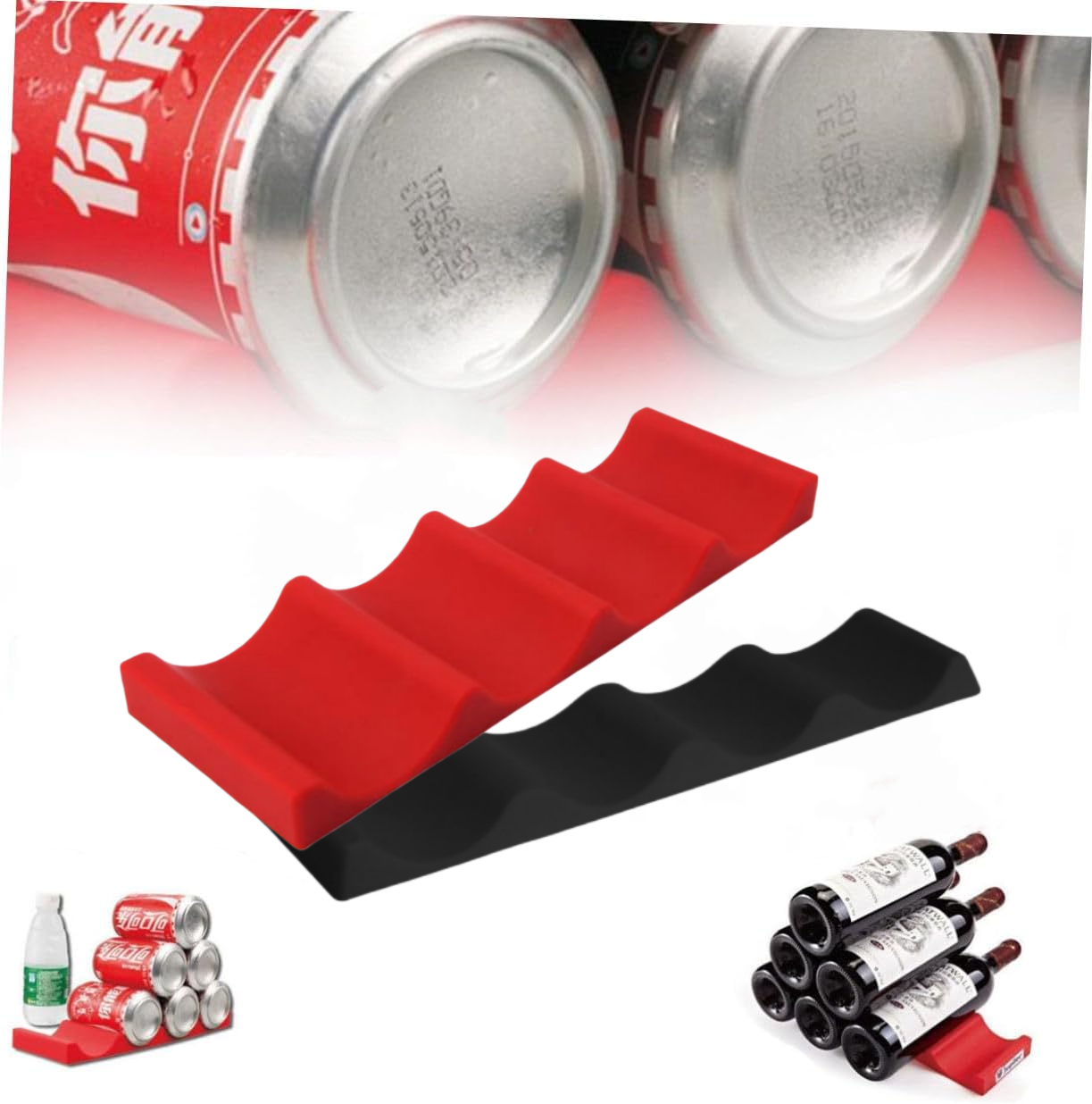 Bottle Stacker Rack Silicone F - Home Bar Stand recension och pris