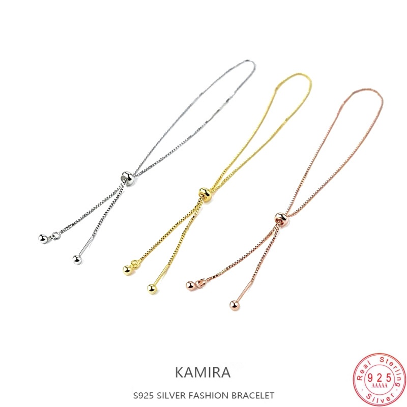 KAMIRA 925 Sterling Silver Adj - Bar Cart Gold recension och pris