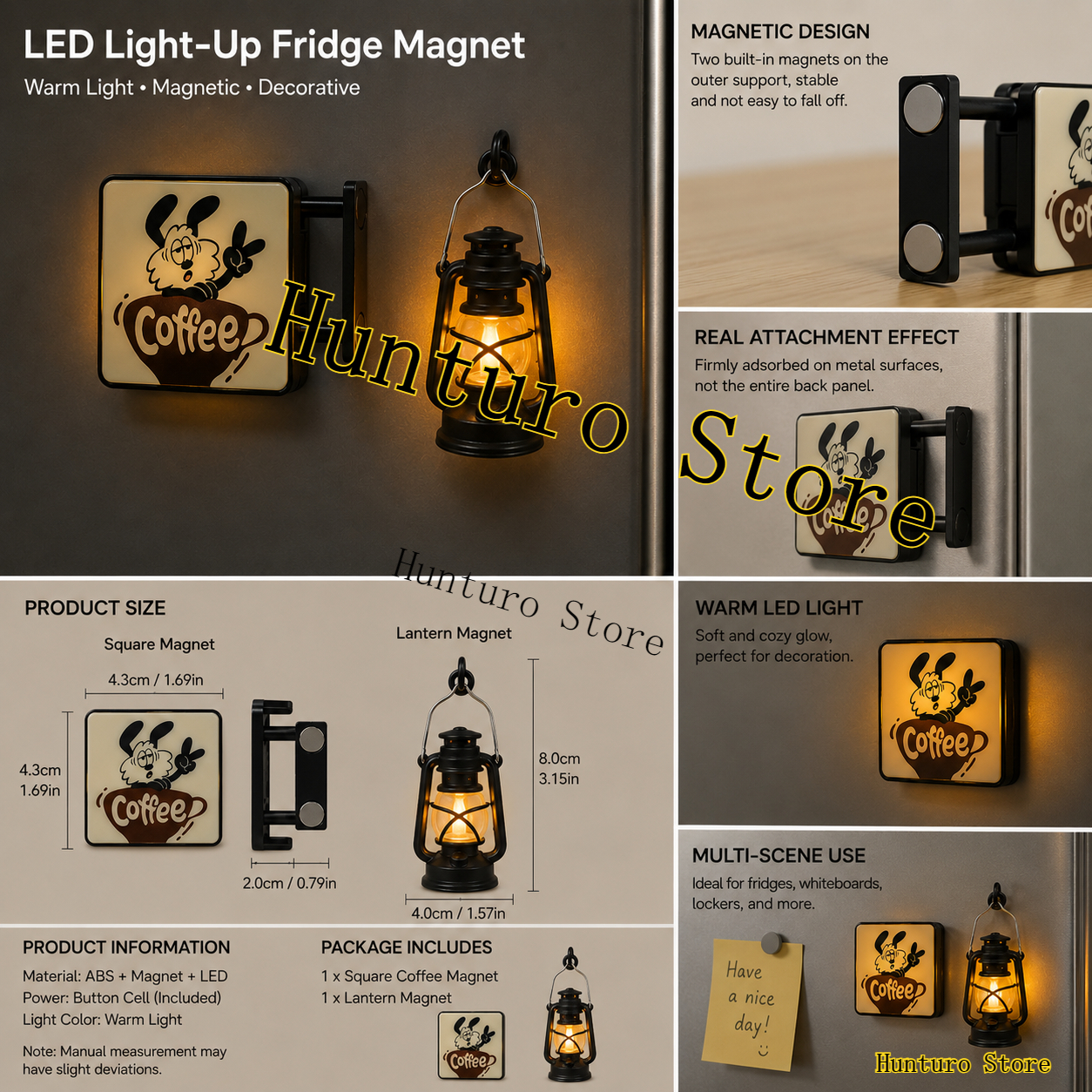 LED Coffee Bar Fridge Magnet w - Home Bar And Fridge recension och pris