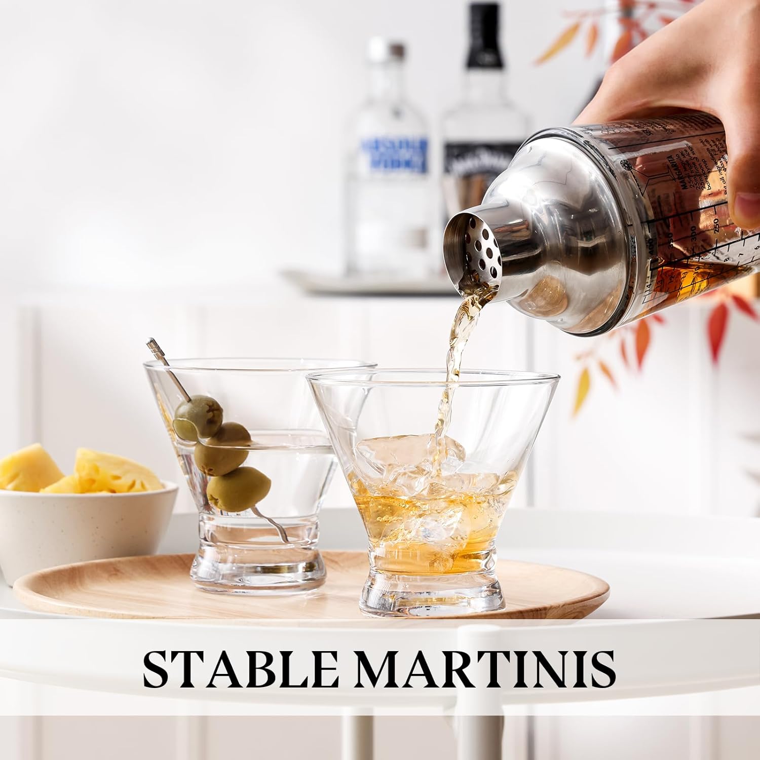 Stemless Martini Glasses Set o - Home Bar Set recension och pris